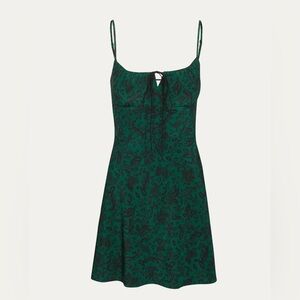 Réalisation Par, The Inez in Dazed Noir (Size S; green and black)
